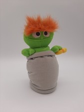 Oskar aus der Tonne Sesamstraße Plüschtier Stofftier Original Tyco 1997 ca. 15cm
