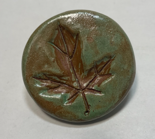 Unique Cookie Stamp Press Molds Ceramic Owl Pottery Leaf Metal Ridges Plastic GB - Picture 6 of 10