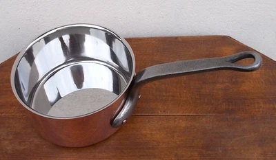 Casserole BOURGEAT FRANCE cuivre inox d 18 cm, neuve TBE - Photo 1/4