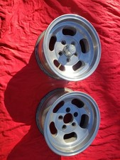 2 Vintage 147 Ansen Sprint Slot Mag Wheels 54.5 Or 55