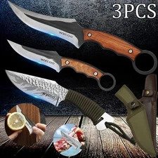 Stainless Steel Professional Sharp Multipurpose Utility Kitchen Knives Set 3PCS