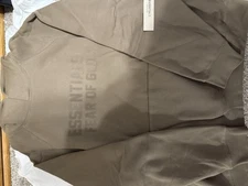 Essentials Fear of God Men's Hoodie Wood XL