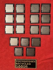 LOT OF 17 INTEL CPUs 6 i7-6700 SR2L2 6 i5-6500 SR2L6 5 i3-6100 SR2HG