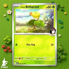 Erika's Bellsprout 4/217 Eroi Ascesi Pokemon TCG Carta Erba Singola