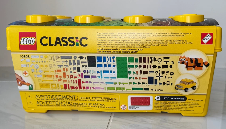 LEGO Classic 10696 | Medium Creative Brick Box | Creative Kit for Kids - Image 2 of 4