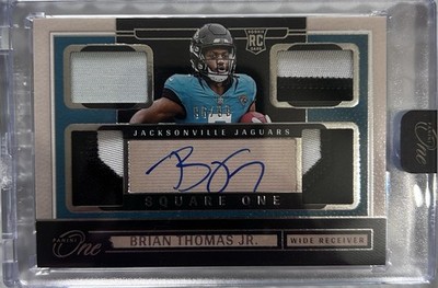 2024 Panini One - Square One Autographs Brian Thomas Jr. #66 Rookie Auto /99