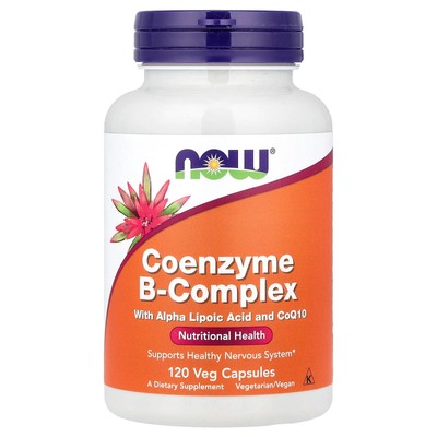 Coenzyme B-Complex With Alpha Lipoic Acid and CoQ10, 120 Veg Capsules