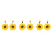 3 Pairs Modische Ohrringe Blumen-Ohrringe Vintage-Ohrringe FüR Frauen Leichte