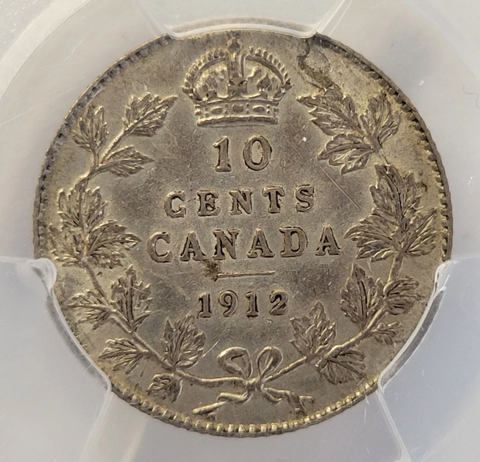1912 10c Silver. PCGS XF45 Canada. - Image 4 of 4