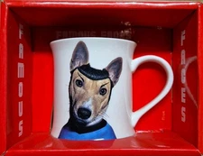 Mr Spock Dog Mug  250ml Coffee/Tea Mug Brand Boxed New Famous Faces. Brand New.