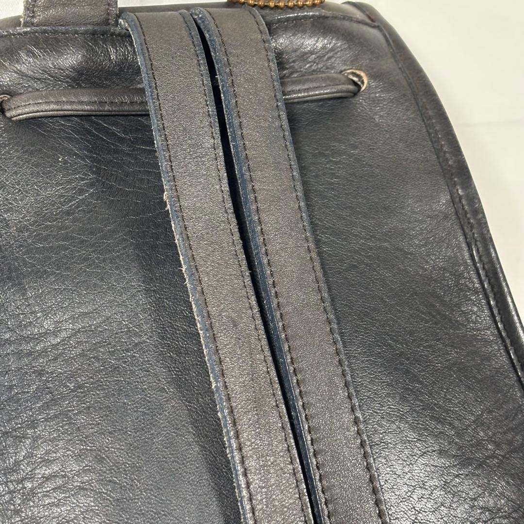 Old COACH Backpack Mini Backpack Drawstring Turn … - image 4