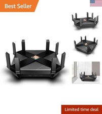 Blazing Fast AX6000 Gaming Router - 2.5G WAN, Robust Security, Total Coverage