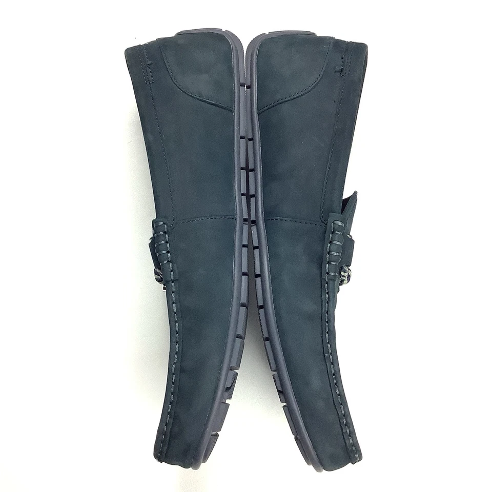 ALDO Lazuri Driving Moccasins Slip On Loafer Shoes Men's US 10.5 Blue Leather - Image 4 of 4