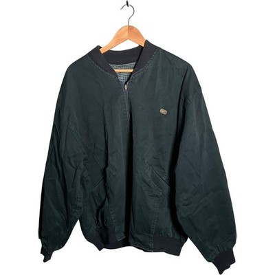 Lacoste Bomberjacke Herren Gr. L Blau Vintage Klassisch Freizeit Full Zip