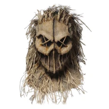 Halloween Scarecrow Mask - Horror Props for Cosplay and Masquerade Parties