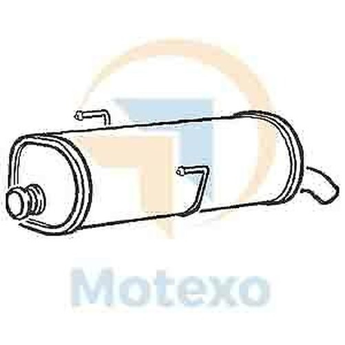 Klarius PG751T Auspuff Heckbox 206 1,4 03-06-image