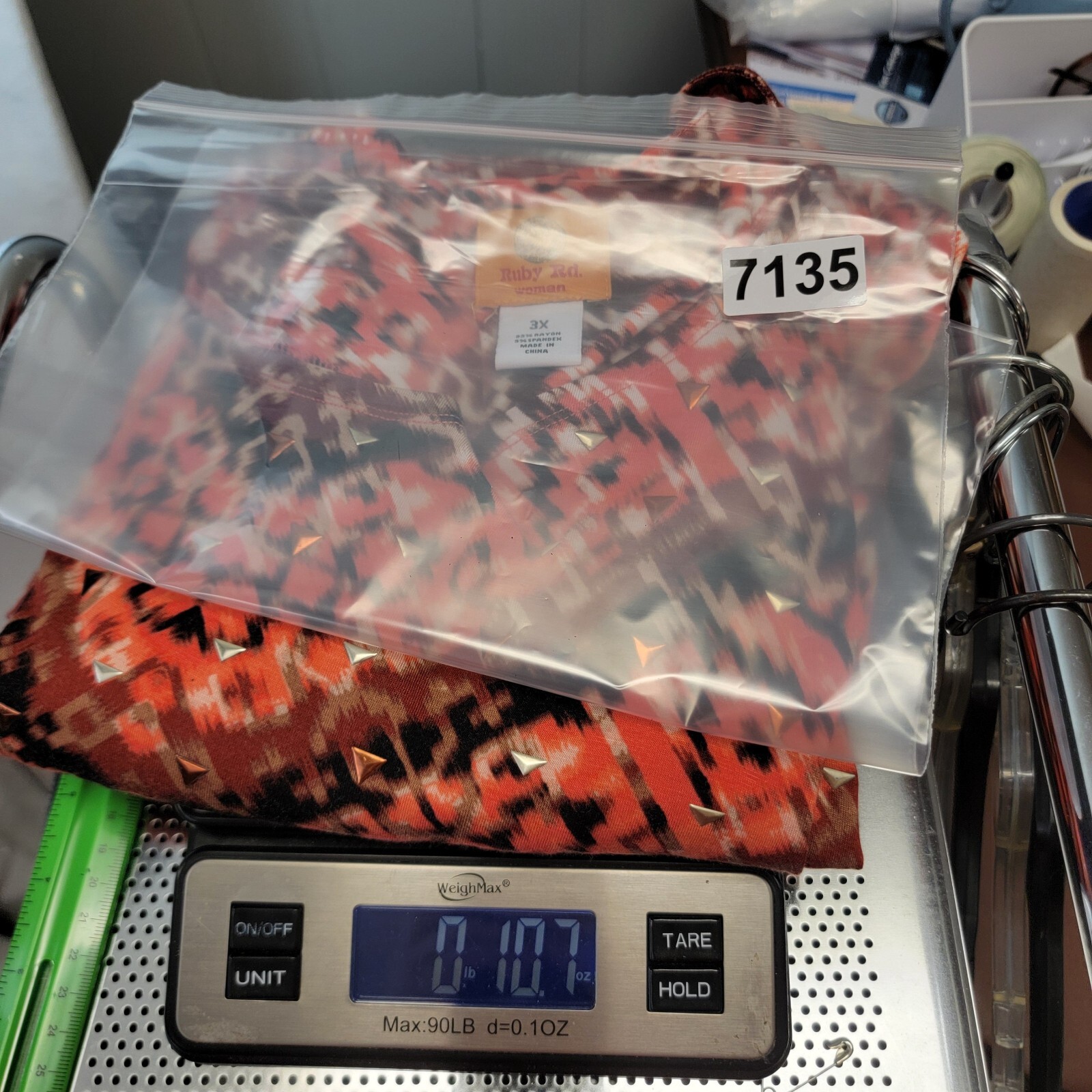 Ruby Rd Womens Multicolor Geometric Embellished B… - image 9