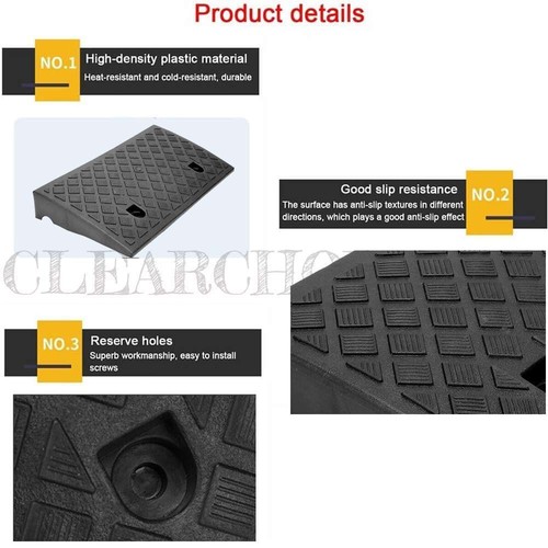 Heavy Duty Kerb Curb Ramp Threshold Ramps For Car Truck Wheelchair Motorbike AU - Picture 6 of 12