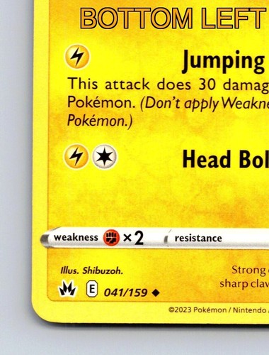 Luxio HP 80 Rapid Strike Jumping Kick Attack Rarity Yellow Card - Picture 5 of 10