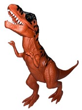 T Rex Toy Dinosaur 13  Tall Growling Mouth Eyes Light Up Jurasssic Creature