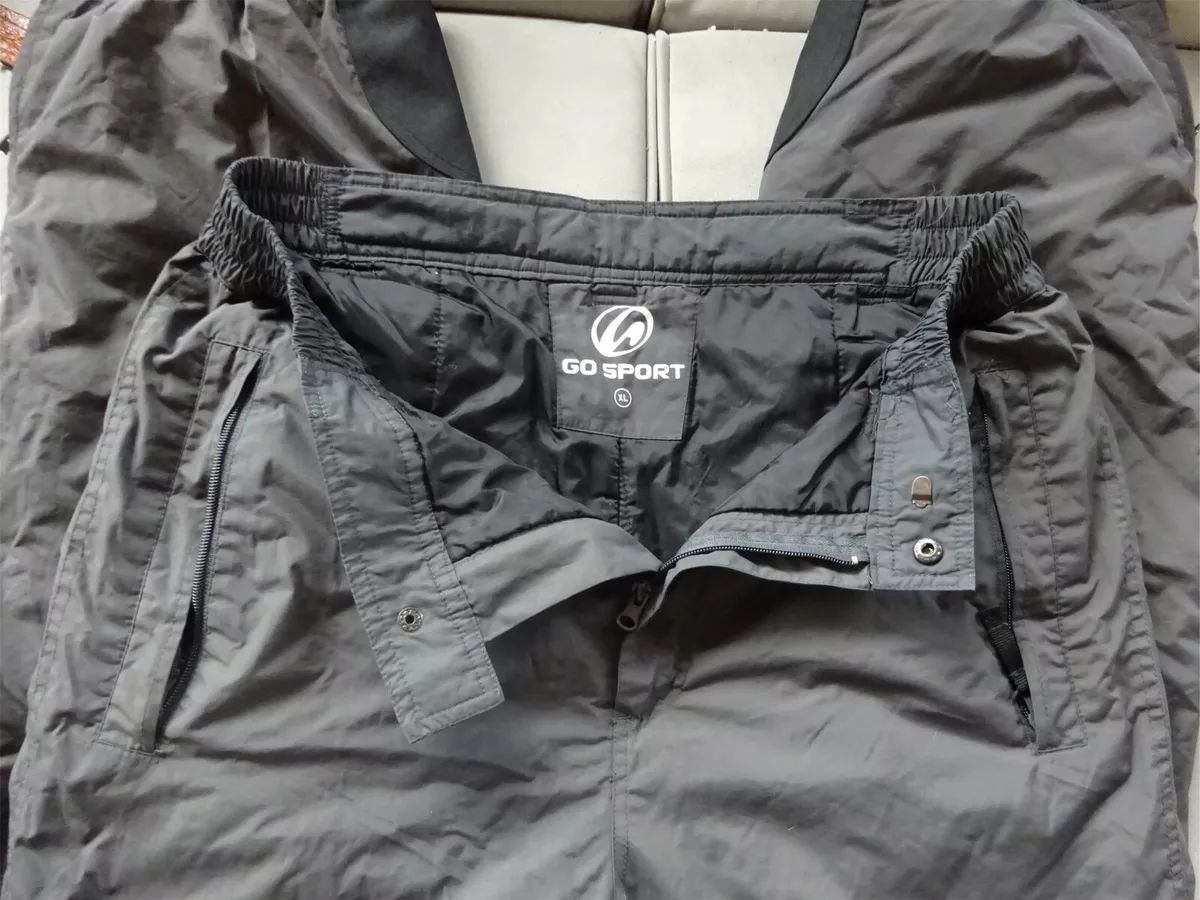 PANTALON DE SKI GO SPORT GRIS MOLLETONNE MIXTE T XL NEUF eBay