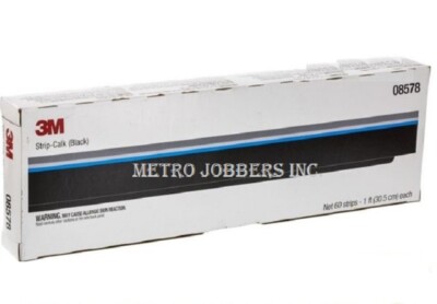 3M 8578 Black Strip Calk (60) 1 Foot Lengths 08578 Priority Shipping