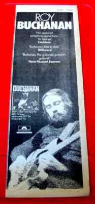 Roy Buchanan That's What I Am Here For ORIGINAL 1974 Press/Mag ADVERT 17''x 5.5''