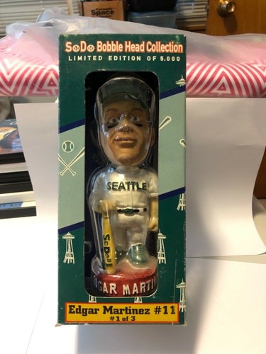 Edgar Martinez Mariners Bobblehead 2001 Season 116 Wins Record NEW Ltd Ed SoDo - Picture 1 of 7