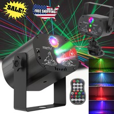 1024 Patterns Projector LED RGB Laser Light Stage Lighting DJ Disco Show Party