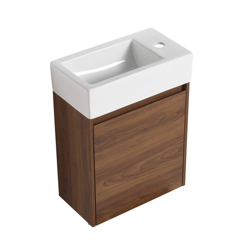18" Floating Small Bathroom Vanity, Single Sink - Suitable for Small Spaces - Picture 12 of 12