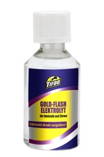 Goldelektrolyt Flash 50 ml Edelstahl Chrom galvanisch vergolden Goldbad Schmuck