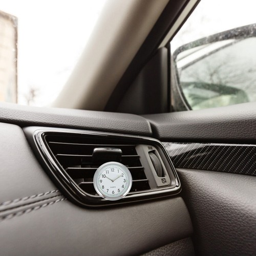 Auto Mini Dashboard Clock Vehicle Car Luminous Digital Small Stick on - Picture 6 of 12