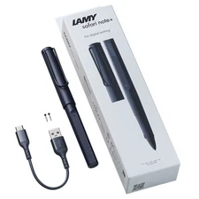 Lamy Safari Note + Stylus Pen in Steel Matte Black (Apple Ipad Compatible) NEW
