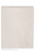 500 Paper Bags White Flat Retail Sales Merchandise 40# Gift Bag 17" x 3" x 24"