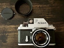Nice Early 1963 Nikon F Photomic W/ Nikkor 50mm F1.4 Lens Case And Hood USA Sell