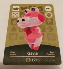 Gayle amiibo Card Cards Animal Crossing 39...