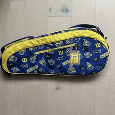 Wilson x Minions V3.0 Team 6 Pack Tennis Racket Bag Blue Yellow NWT