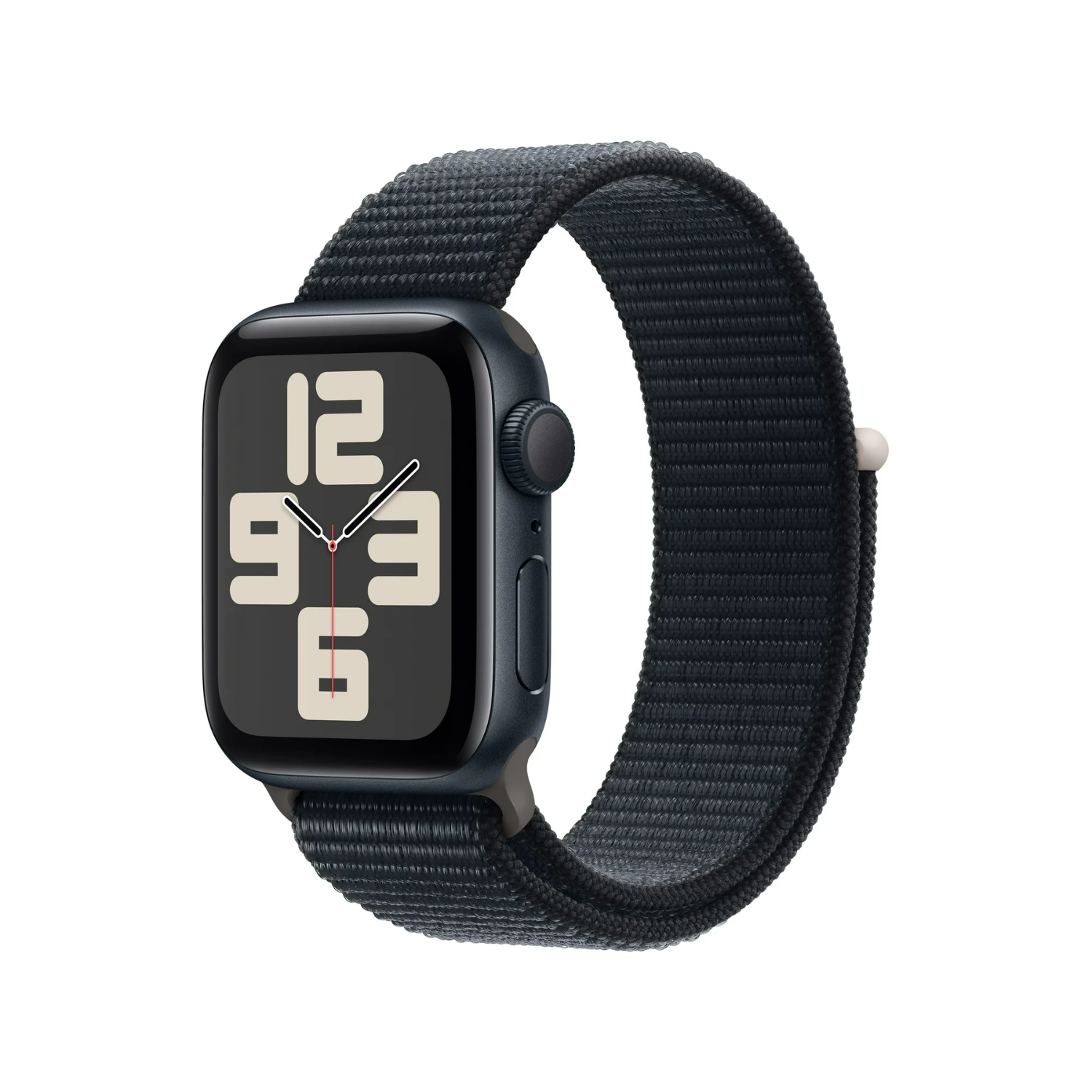Apple Watch SE 2nd Gen GPS 40mm Midnight Aluminum Case & Sport Loop MRE03LL/A-image