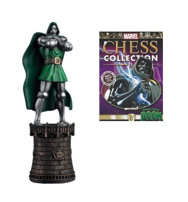 Marvel Chess Set Collection Eaglemoss Marvel Chess Complete Fantastic 4 Set Figures with Magazines ...