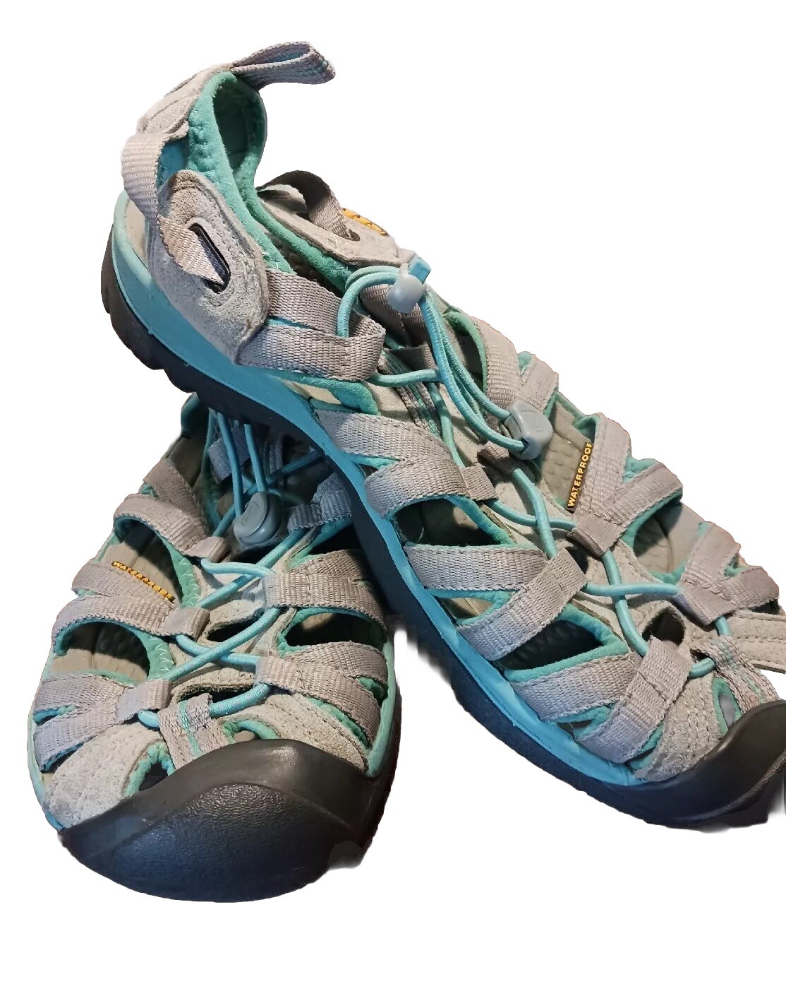 KEEN Sandali da donna 8 5 grigi e verde acqua