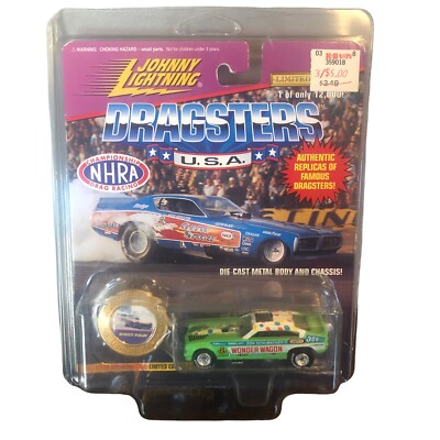 Johhny Lightning Dragster USA Dan Schumacher Wonderwagon Limited Edition Diecast