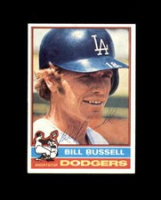 Bill Russell Signed Original 1976 Topps Los Angeles Dodgers Autograph