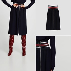 midi skirt zip