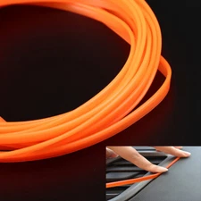 16ft Car Interior Door Edge Line Molding Trim Strip Decorate Orange Accessories