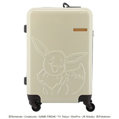 Pokemon Eevee Suitcase Travel Bag Carry Bag TSA Lock 37Lsize Brown
