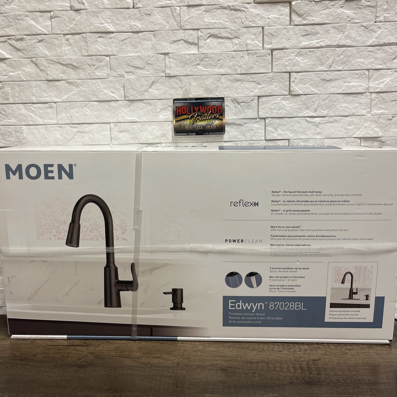 Moen Edwyn OneHandle High Arc Pulldown Kitchen Faucet Matte Black