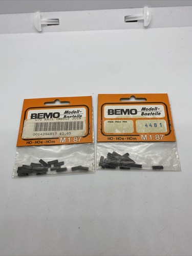 Konvolut 2 Packungen NOS Bemo C70 Schienenverbinder HO HOe HOm 4481  | Zustand: New