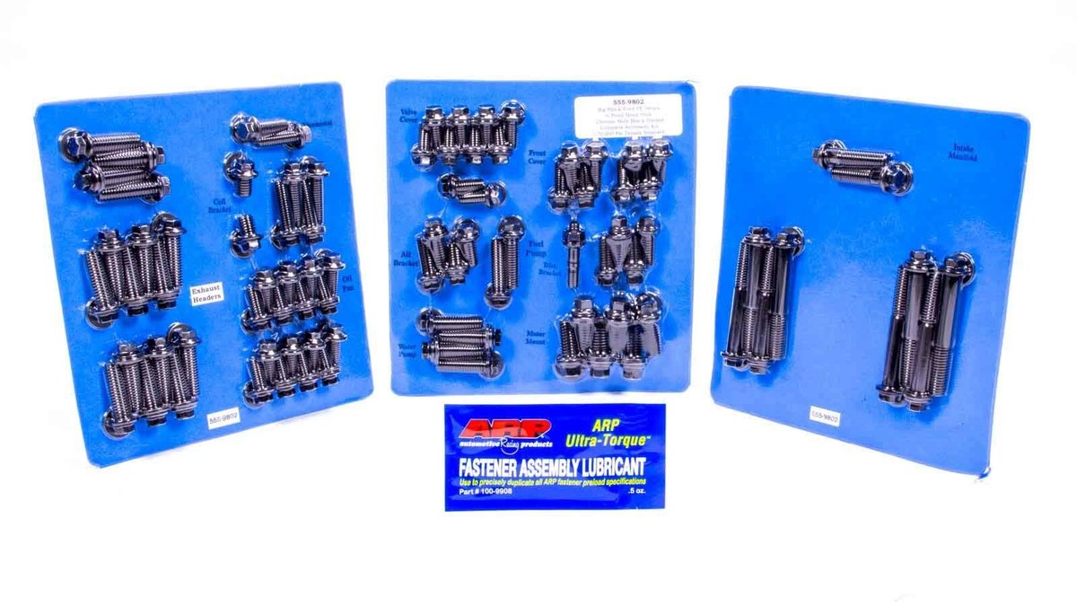 ARP Pontiac S/S Complete Engine Fastener Kit 6pt ARP Pontiac S/S Complete Engine Fastener Kit 6pt