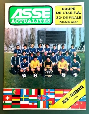 FOOTBALL ASSE ACTUALITES COUPE UEFA 1982 MATCH ST-ETIENNE TATABANYA HONGRIE - Photo 1/4