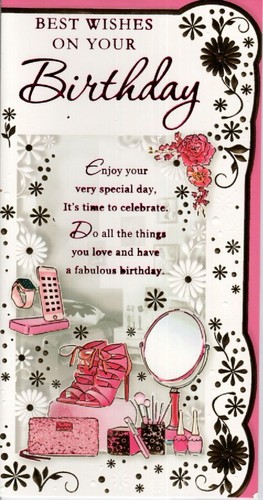Female Relation Birthday Card ~ Sister, Open, Granddaughter, Friend, Auntie etc - Picture 27 of 90